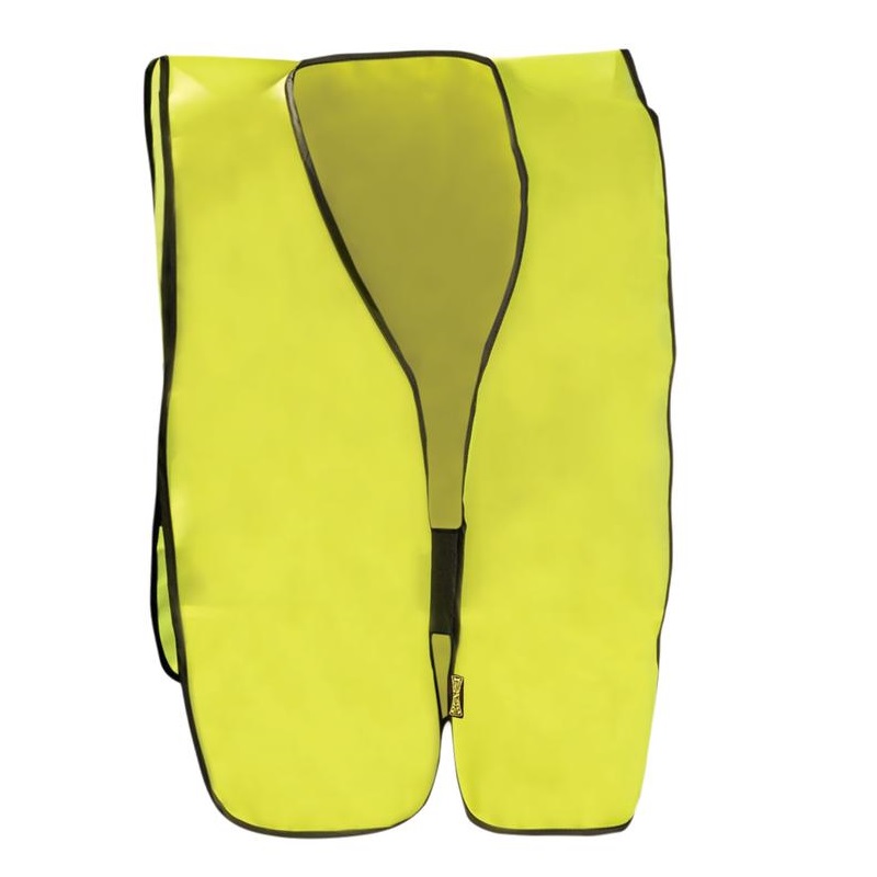Value Safety Vest 4X-Large Yellow Solid No Reflective Tape 